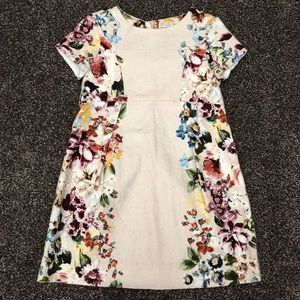 Kids Pink Floral Dress